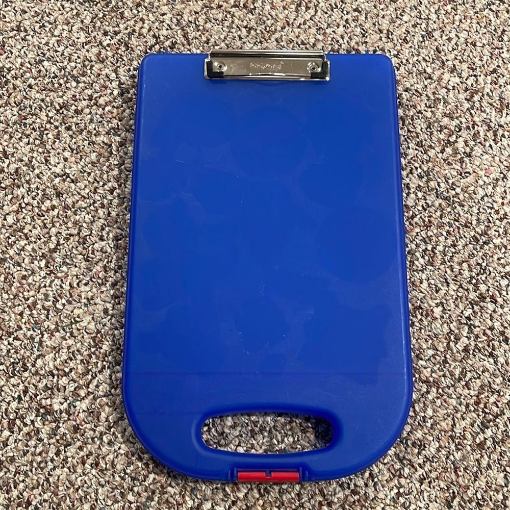 Blue Storage Clipboard